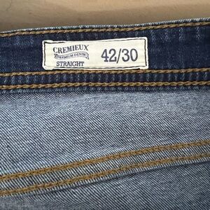 Daniel Cremieux denim straight fit 42x30.